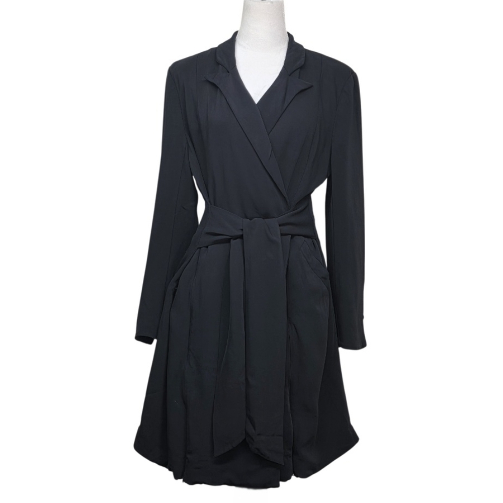 Emilia George Black Maternity Blazer Jacket Size Medium